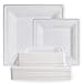 ECOLipak 120 Pack Compostable Paper Plates, 10 inch and 8 inch Heavy Duty Eco friendly Sugarcane Biodegradable Disposable Square Plates for Party Dinner Birthday 3