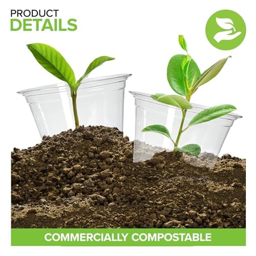 Eco-Friendly 9 oz Compostable Cold Cups for Sustainable 4