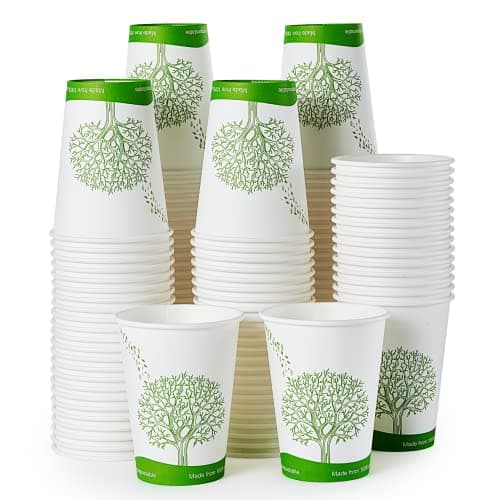 ECOLipak 240 Count 12 oz Compostable Paper Cups - Cups 1
