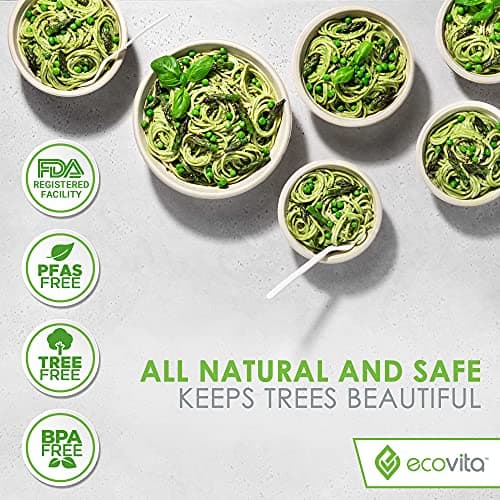 16-oz Eco-Friendly 150-Pack 16 oz. Compostable Paper Bowls for Sustainable Entertaining 3