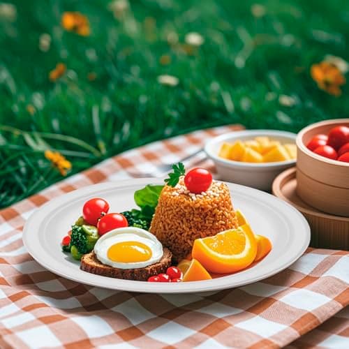 RACETOP Disposable Compostable Paper Plates 9 Inch [125 Pack], White Bagasse, Heavy-Duty Biodegradable Paper Plates, Eco-Friendly, Made of Natural Sugarcane Fibers 8