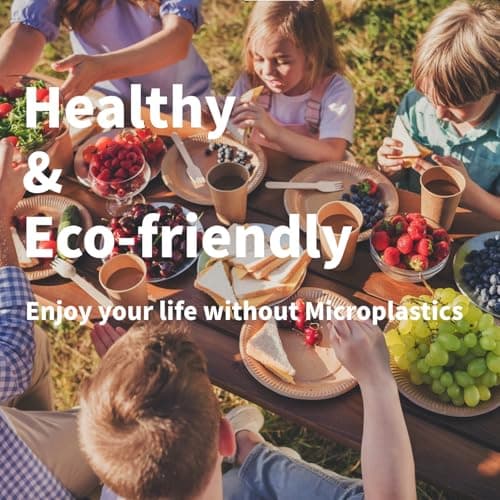 Compostable Wooden Utensils Set - 500 Pieces Disposable Wood Cutlery (200 Spoons, 200 Forks,100 Knives)-Bamboo Utensils And Plastic Silverware Alternative, Heavy Duty Utensils For Party 7