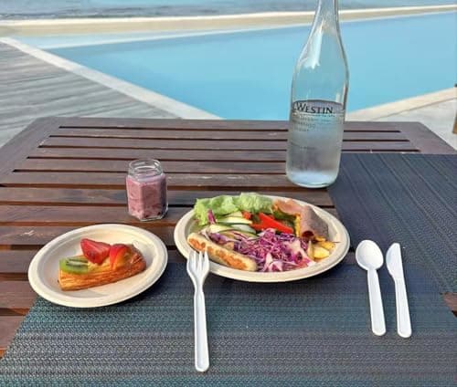 GreenWorks 150 Count 7" Heavy-duty Compostable Utensils Set 5