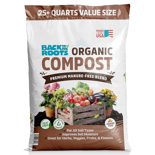 Back to the Roots 25.7qt (1 Cubic ft) Organic Premium Compost