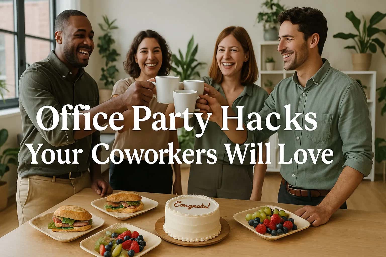 office party eco-friendly compostable plates hacks